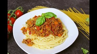 ♥ Spaghetti Bolognese Rezept  Bolognese Sauce ♥ [upl. by Ober784]