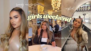 ULTIMATE GIRLS WEEKEND IN THE CITY  lunches brandy melville haul  nights out [upl. by Atsylak863]