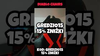 Najlepsze fotele gamingowe u diablochairs httpsdiablochairscom Z kodem GREDZIO15 15 rabatu😈 [upl. by Kcirdde]