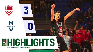 Cucine Lube Civitanova vs Valsa Group Modena  Superlega Credem Banca VBTV Match Highlights [upl. by Elita]