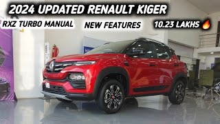 2024 Updated Renault Kiger Rxz Manual Turbo ₹ 1023 Lakhs New Features Detailed Review  Moter Jet [upl. by Zavras837]