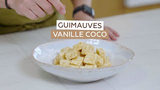 Guimauves à la vanille et noix de coco  Yann Couvreur [upl. by Tybie]