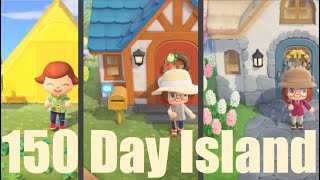 150 Days in 30 Minutes  My Islands Evolution in Animal Crossing New Horizons [upl. by Egdamlat829]