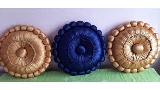 How to make one colour luddu cushionladdu cushion making in home cushion design 2020latest cus [upl. by Hazem695]