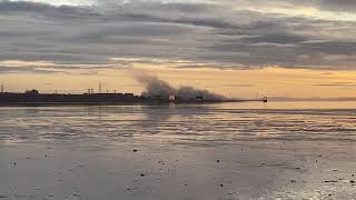 Longannet chimney demolition Aedan’s video 9 December 2021 [upl. by Kirwin]