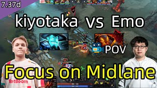 Emo Ember Spirit VS kiyotaka Storm Spirit  Focus on Midlane  737d [upl. by Jeremiah]