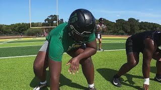 No problem with being a ‘big boy Bennett Warren is one of nation’s biggest best HS offensive line [upl. by Eladroc]