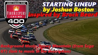 2024 FireKeepers Casino 400 Starting Lineup Rebirth Cup Series [upl. by Bridge]