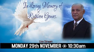 Celebrating the life of Ruthven Gomes [upl. by Kezer]