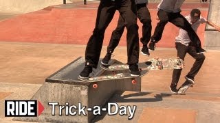 HowTo Skateboarding Nollie Heel Noseslide With Anthony Schultz [upl. by Doll186]