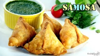 Samosa Recipe  How to make perfect Crisp Samosa Aloo Samosa Recipe  Easy Indian Snacks Recipes [upl. by Lashonda]