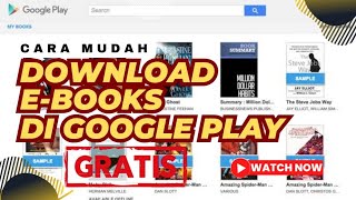 Cara Download Ebook Gratis di Play Google Full Lengkap [upl. by Notslah]