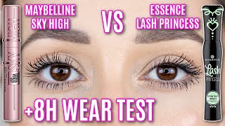 Maybelline Lash Sensational Sky High Mascara Vs Essence Lash Princess False Lash Effect Mascara [upl. by Noryd]