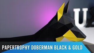 Papertrophy Doberman Black amp Gold  Review amp Giveaway [upl. by Siuqaj]