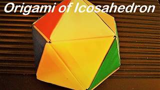 Origami of Icosahedron [upl. by Cain]