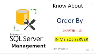 Order By In Sql Server [upl. by Senecal]