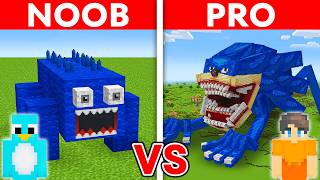 NOOB vs PRO SHIN SONIC House Build Challenge in Minecraft [upl. by Eniamrehs90]