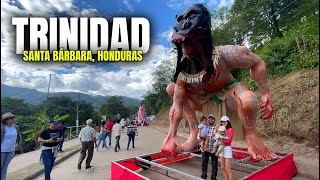 😱QUEMA de las CHIMENEAS GIGANTES de Trinidad Santa Barbara en Honduras [upl. by Alodee]