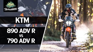 KTM 890 Adventure R Vs KTM 790 Adventure R [upl. by Atilemrac]