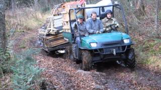 Polaris Ranger 6x6  hauling [upl. by Naujad]