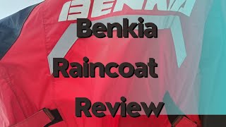 Benkia Raincoat for Motorcycle Review thatsglenn [upl. by Cornie]