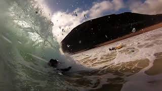 Big Barrels at Sandy Beach Oahu [upl. by Adiari589]