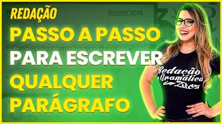 COMO ESCREVER UM PARÁGRAFO TÉCNICAS E DICAS PARA INICIANTES  Profa Pamba [upl. by Angil]