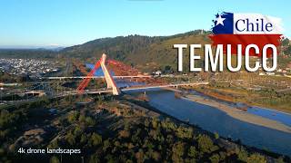 Temuco desde un dron 4K cinematic footage 2024 [upl. by Colinson]