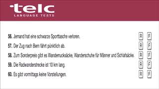 TELC B1 Zertifikat Deutsch für Jugendliche  Modelltest 2 Hören Teil 3 mit Lösungsschlüssel [upl. by Nate]