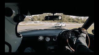 Eunos Roadster B6 AE101 ITBs amp HKS Cams  Chasing Joshs AE111 ITB NA8 Llandow Circuit POV miata [upl. by Dunn]