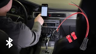 Inkoppling bluetoothsadapter till AUXuttaget på Volvo S80 V70 XC60 XC70 XC90  VPARTSSE [upl. by Adlar]