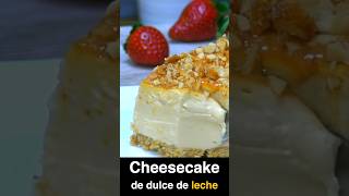 Cheesecake de Dulce de leche sin horno súper fácil y rápido  TonioCocina [upl. by Hteboj984]