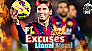 Excuses ft Lionel Messi😈 Excuses edit✨ AP Dhillon💥 Gurinder Gill🔥trending excuses messi [upl. by Feil]