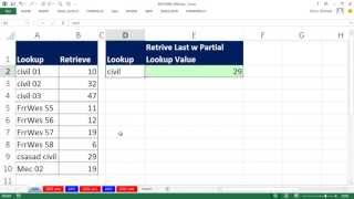 Excel Magic Trick 1000 Lookup Last Partial Text Item using SEARCH and LOOKUP functions [upl. by Nolitta]