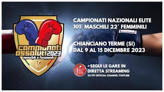 CAMPIONATI ITALIANI ASSOLUTI MF 2023  DAY 1  RING B [upl. by Serafina570]