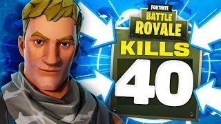 40 KILLS IN A Fortnite Battle Royale Match [upl. by Abrahams981]