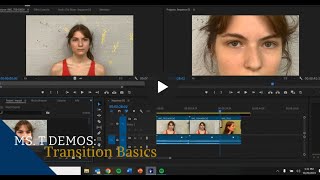 Ms T Demos Transitions in Premiere Pro [upl. by Eniamrahc858]