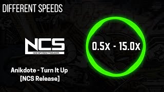 Different Speeds Anikdote  Turn It Up NCS Release [upl. by Brigette411]