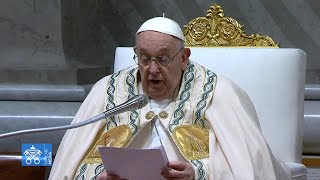 Homilía completa del Papa Francisco en la Vigilia Pascual del Sábado Santo 2024 [upl. by Lupe]