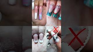 Manicurist mistakes manicuretutorial nailart longnails frenchmanicure manicure tutorial mk [upl. by Nalod]