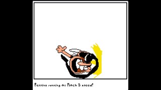 I animated Peppino running at Mach 5 speed in Comic Studio C [upl. by Aimet]