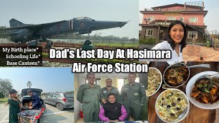 My Dads Last Day At Hasimara Air Force Station🇮🇳Kamtapuri Vlog By Koch Rajbongshi Girl Sakshi Roy [upl. by Eustis]