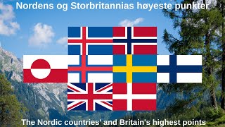 Norges og Storbritannias høyeste punkter [upl. by Yrennalf]