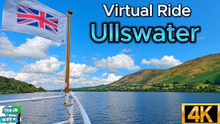 Ullswater Steamer Front Seat  Full Trip  Glenridding to Pooley Bridge  4K  The JD Way [upl. by Stannfield565]