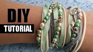 Wikkelarmband Maken DIY Video Tutorial [upl. by Hartill]