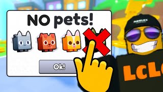 CAN i BEAT Pet Sim 99 with NO PETS [upl. by Moorish492]