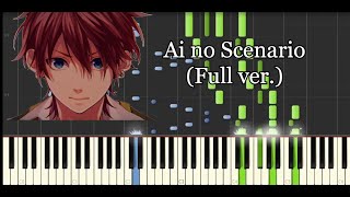 Ai no Scenario Piano Full ver [upl. by Yrram]