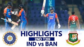 IND vs BAN 2nd T20I Highlights DELHI T20I India vs Bangladesh  RINKUNitish  Match Highlights [upl. by Anerrol983]