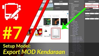 7 Export Mod Kendaraan BUSSID Vehicle Editor [upl. by Con]