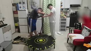 Domyos FitTrampo500 Trampoline  Unboxing amp How to setup and use [upl. by Irolam]